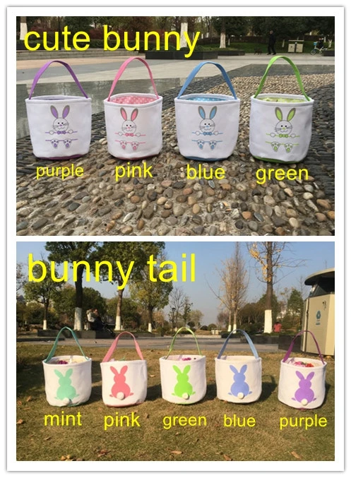 10pcs/lot wholesale monogram easter bucket 9 colors personalize high quality checked basket | Дом и сад
