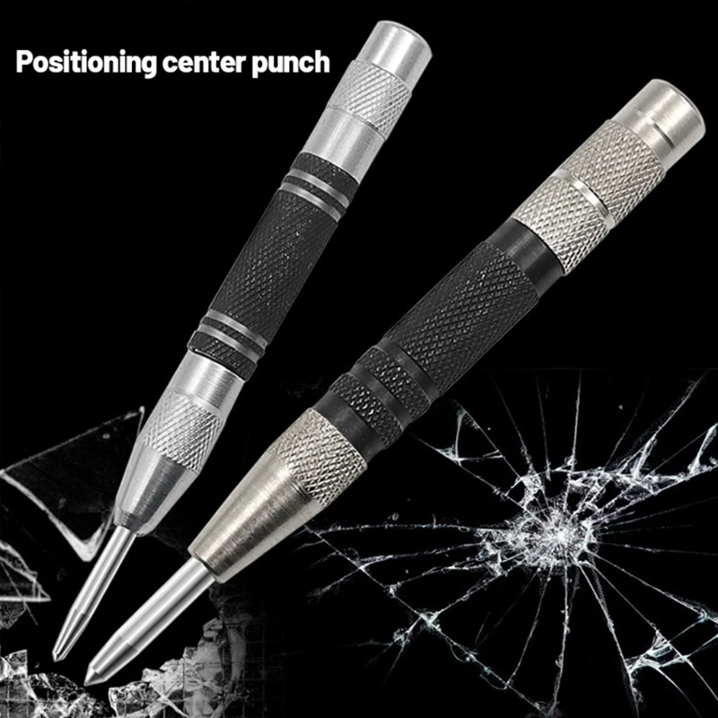 

1Pc 128/155mm Multi-purpose Automatic Center Punch Locator for Marking Emergency Survival and Positioning Breaking Glass