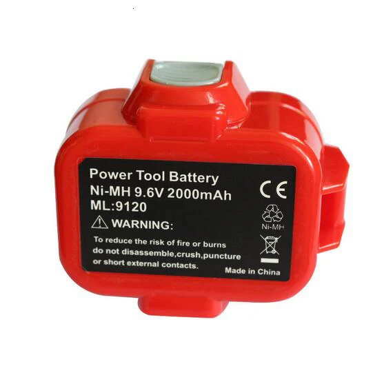 Кол-во 2X9,6 V 2.0A 2000 мАч Ni-CD аккумуляторная Мощность инструменты Сменный аккумулятор для Makita 9122/9120/9100/9101/DA392D/192595-8