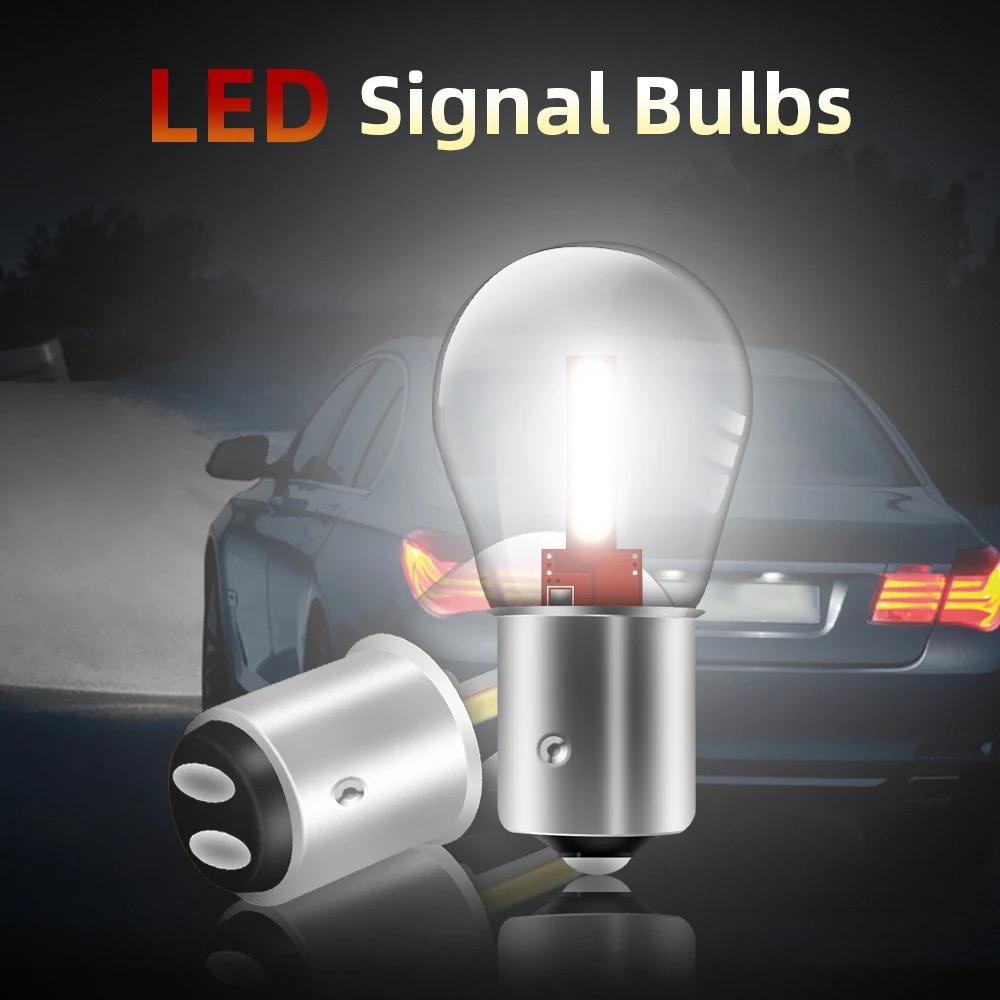 Дневные ходовые огни 12V Белый 1200LM 1156 BA15S P21W Led 1157 BAY15D P21/5W светодиодные лампы