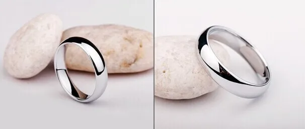 

Men and women accessories black rose gold fashion ring titanium steel couple ring proposal ring