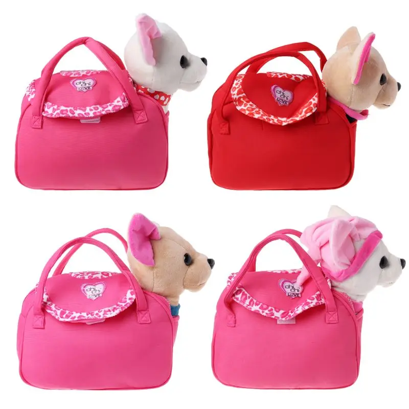 

Electronic Pet Robot Dog Zipper Walking Singing Interactive Toy With Bag For Children Kids Birthday Gifts