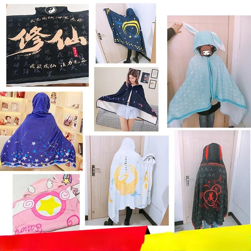 

Anime Cartoon Demon Slayer Cos Cape Cloak Lovely Dress Smock Toy Cosplay Natsume Yuujin-chou Mo Dao Zu Shi Bathrobe Toy Gift