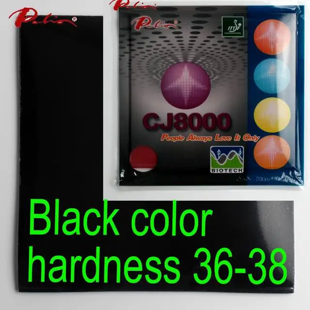 black Palio официальный долгосрочный CJ8000 36-38 Настольный теннис резиновая BIOTECH technilogy быстрая атака с петлей липкая ракетка для настольного тенниса - Цвет: black