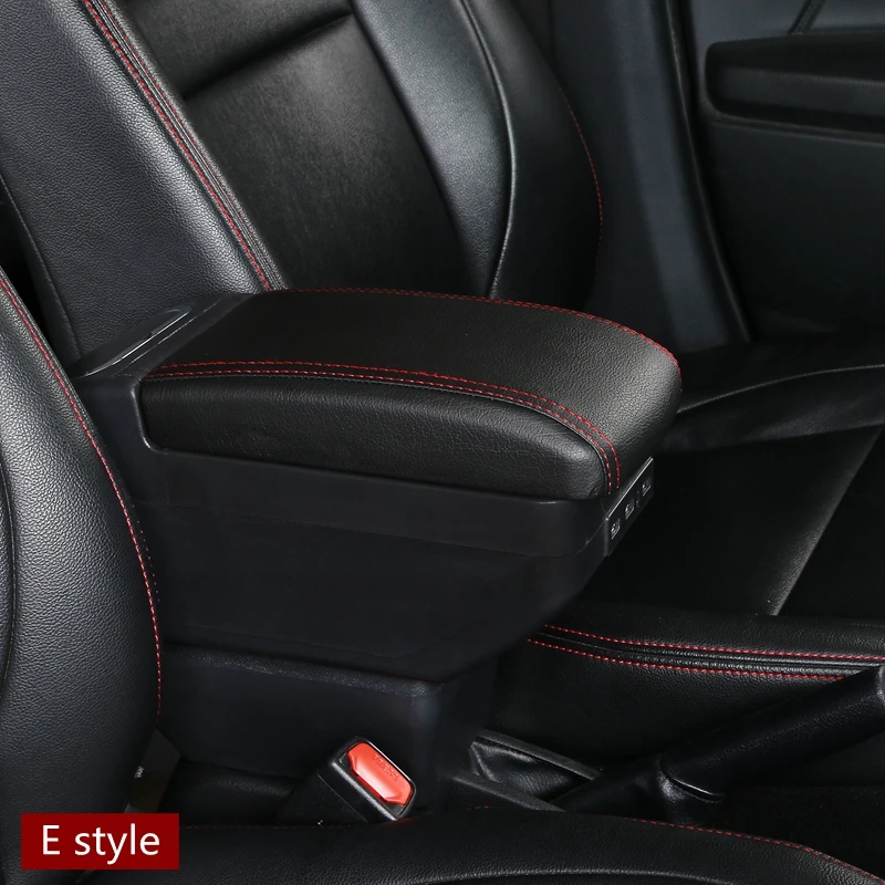 Двухслойный большой контейнер для хранения центральной консоли Skoda Fabia/fabia 2 2008 2014