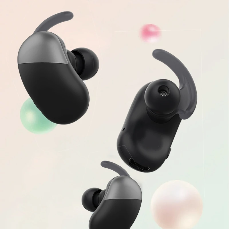 Беспроводная Bluetooth гарнитура NFC наушники вкладыши с шумоподавлением спортивные