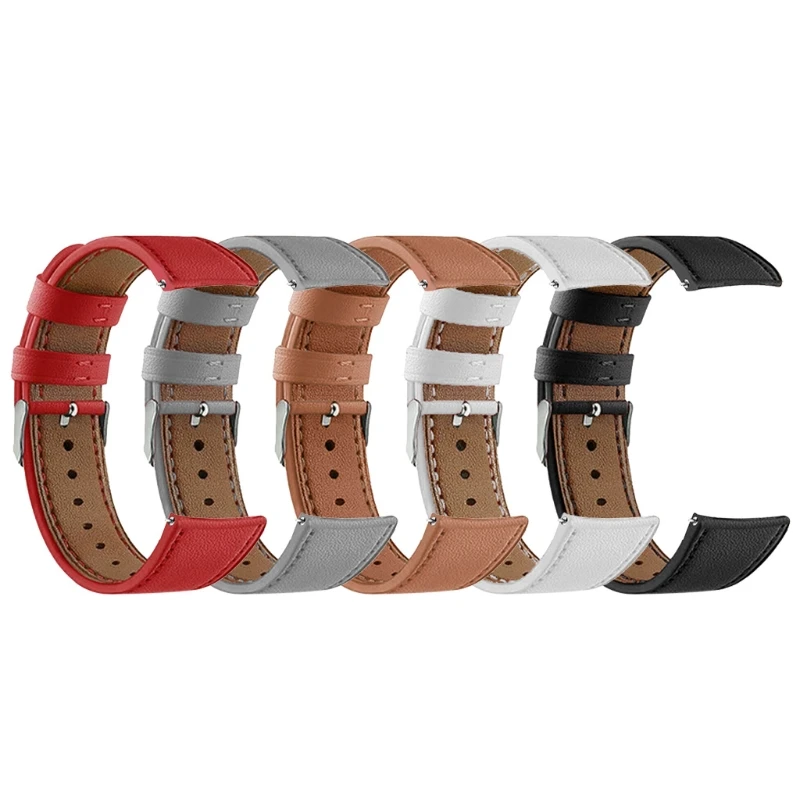 

22mm Width Replacement Band - Leather Smart Watch Wrist Band Strap Wristband for OnePlus Watch