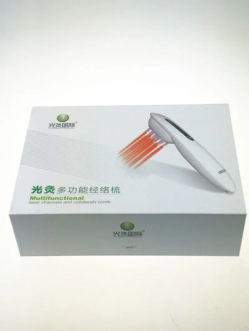 LASTEK 650nm USB красная лазерная расческа для восстановления волос массаж выпадения