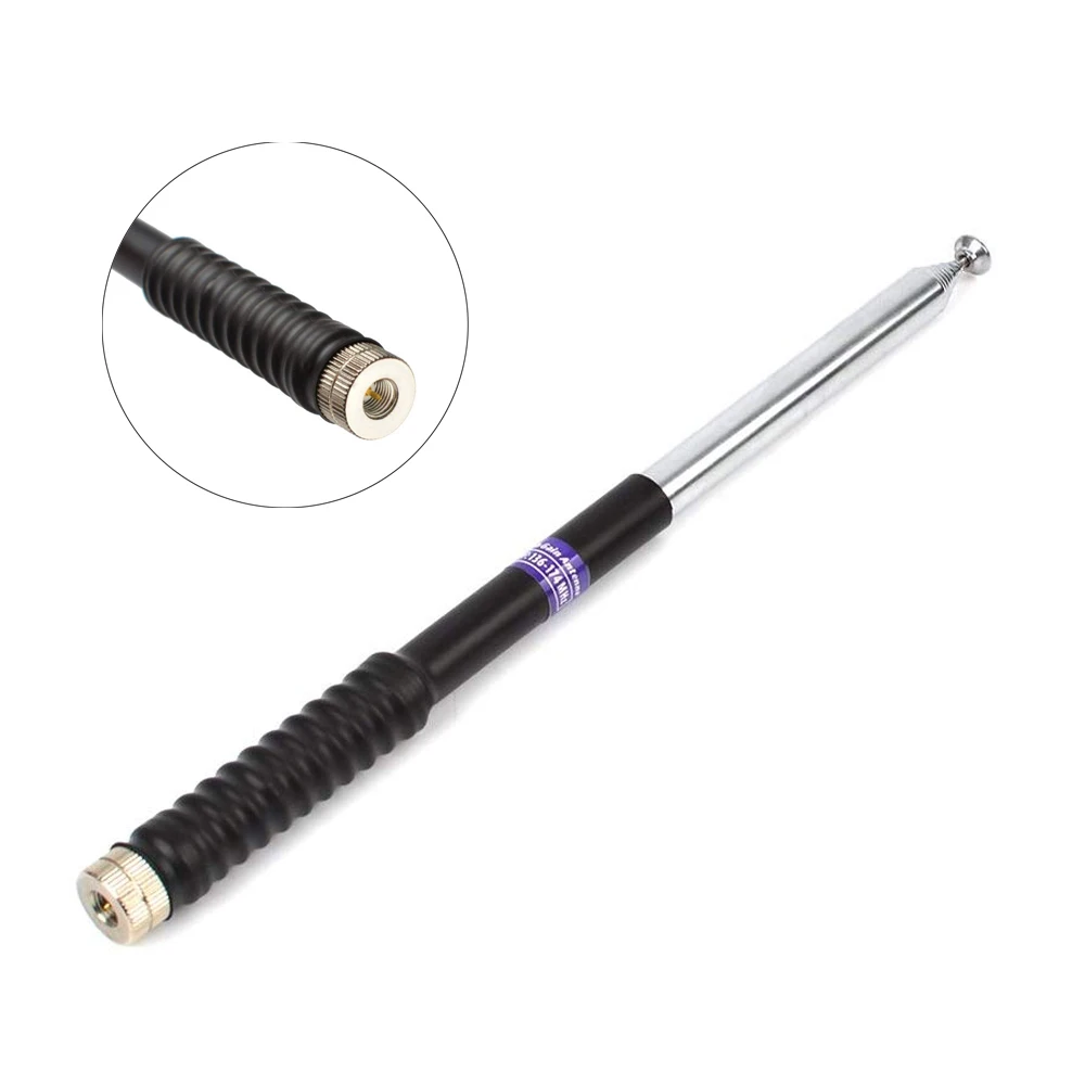 

Gain Telescopic Antenna SMA Male VHF 136-174MHz for TYT TH-F5 TH-2R TH-UV3R TH-UVF8D TH-UVF9D TH-UV8000D Accessories