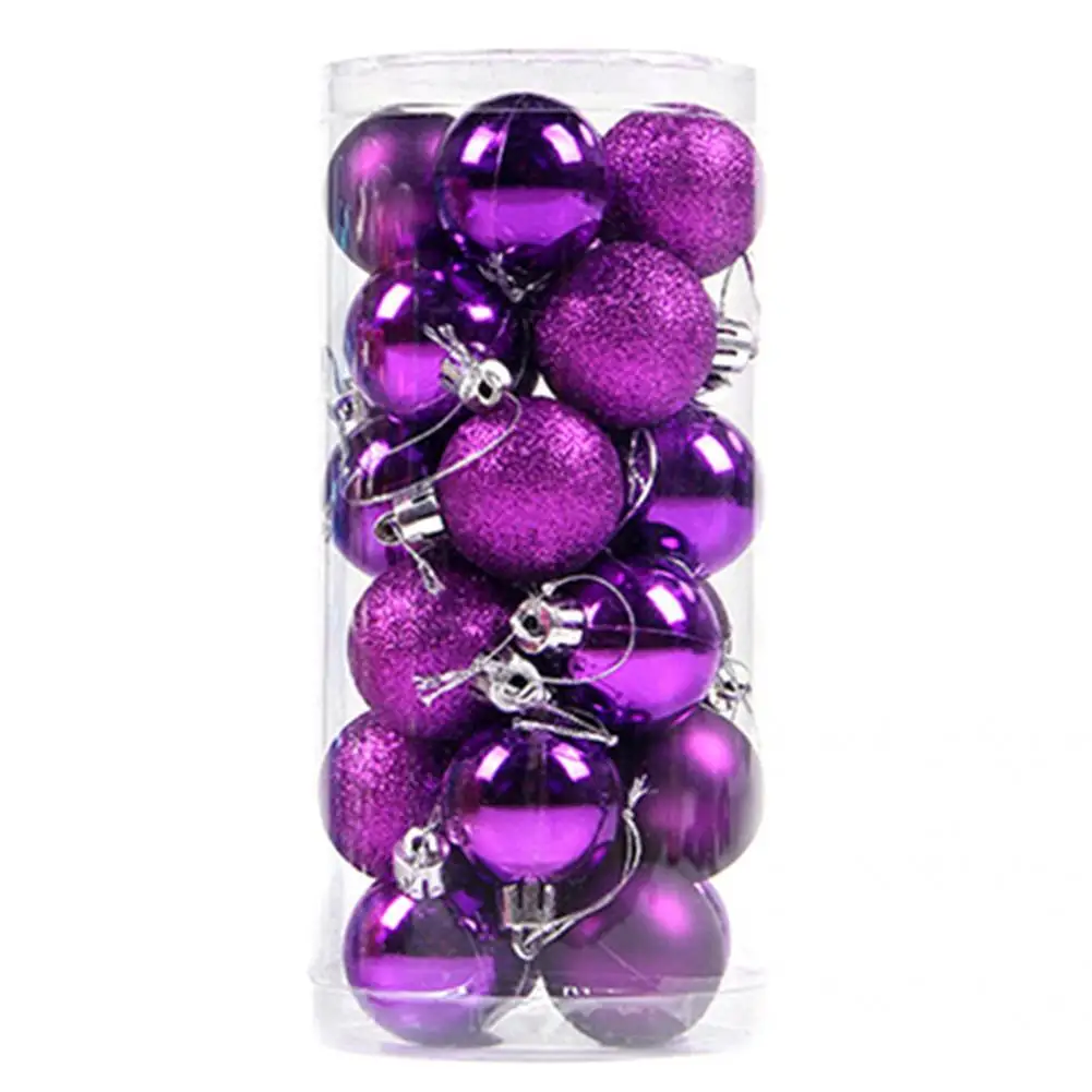 

Christmas Ball Ornaments Glitter Bright-colored Ornamental Multi-purpose Xmas Tree Pendant Xmas Tree Pendant for Mall