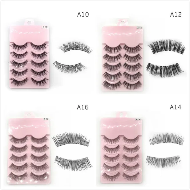 5 пар 3D искусственный норковый волос накладные ресницы натуральные шпионские