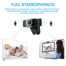 1080P Full HD Computer Camera Desktop Llaptop 30 FPS Smooth Network Video Dual Microphone Video Call Work Conference 5V Camera