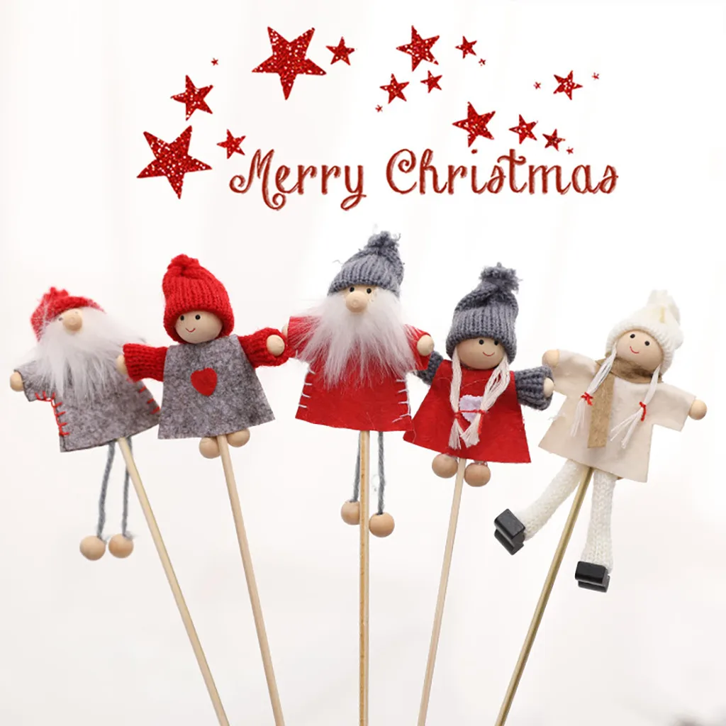 Рождественские игрушки для кукол Санта Клаус Снеговик Лось Рождественская елка