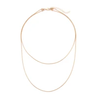 multi layered women snake necklace choker simple gold color female necklace classic party wear for diy jewelry making findings