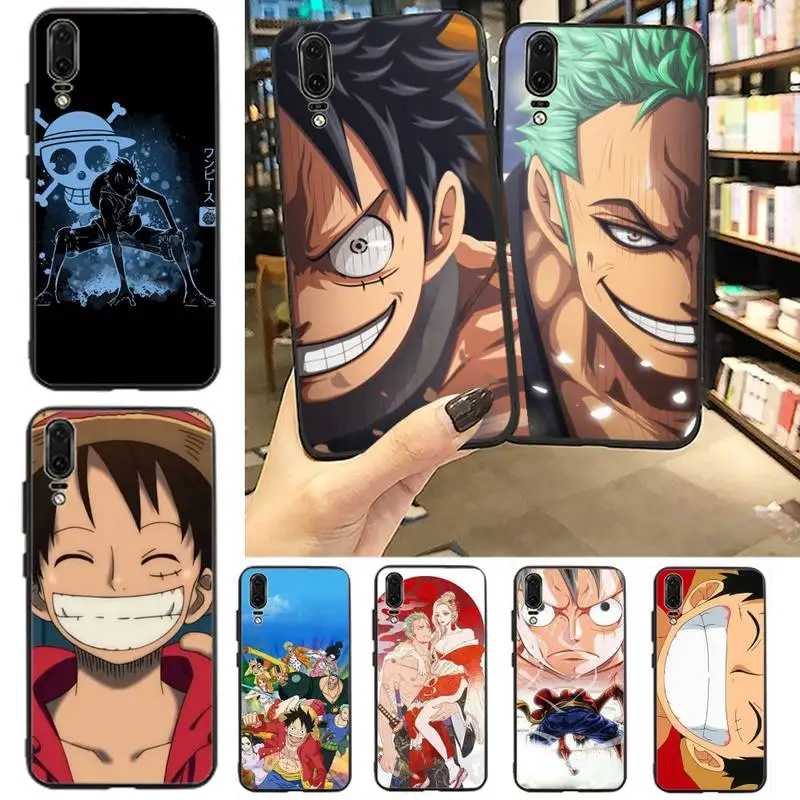 Цельный чехол для телефона с японским аниме Луффи Тони корпус Huawei P9 P10 P20 P30 Pro Lite