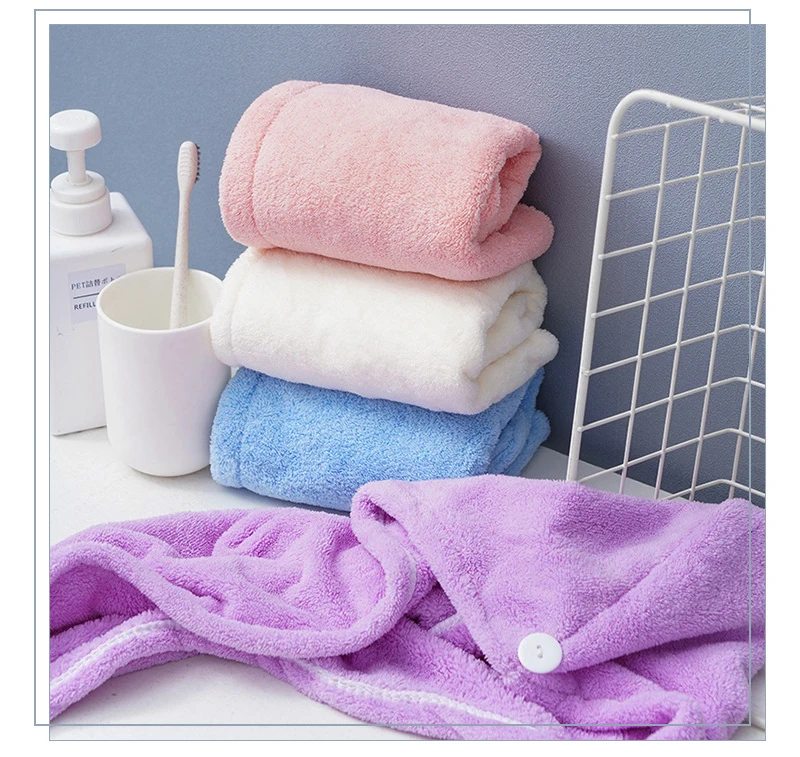 1 шт. микрофибра после душа для сушки волос обертывание женщин и девочек дамское