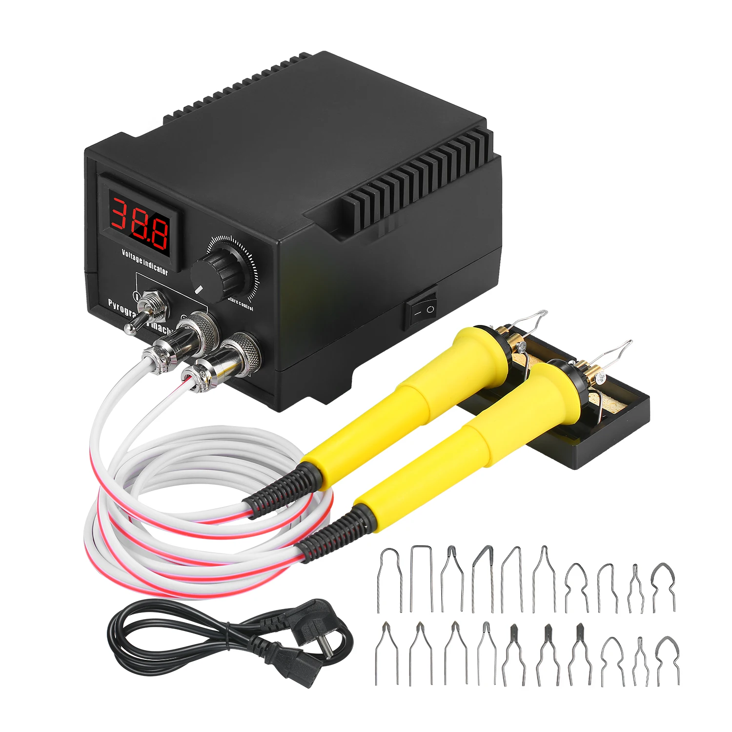 Набор инструментов для горения по дереву 60 Вт 220 В 29 шт. регулируемая ручка