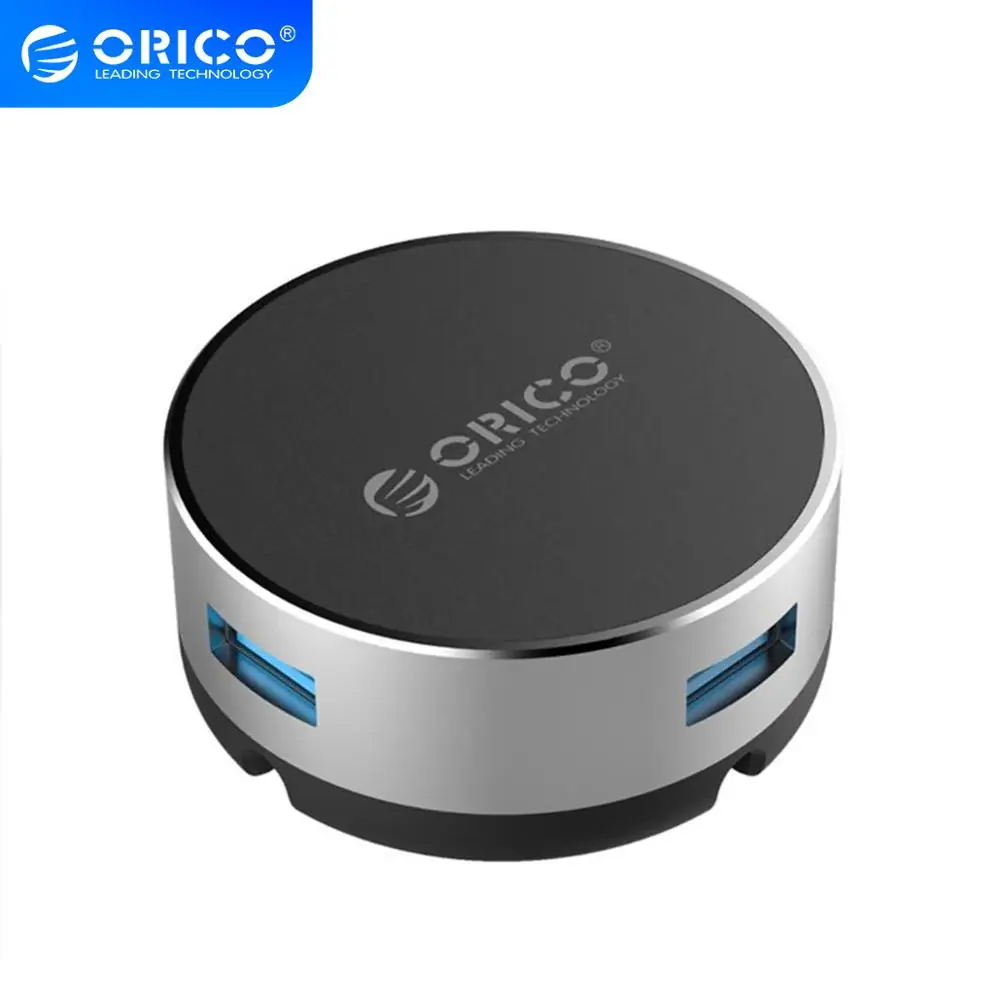 Алюминиевый usb хаб ORICO с 3 портами USB 0 Круглый концентратор кабелем для мыши