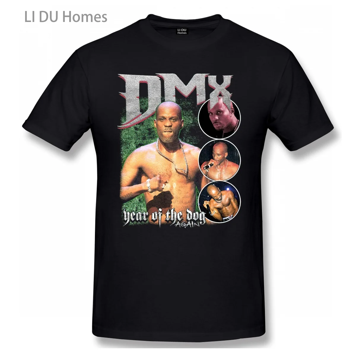 

Earl Simmons DMX Rapper Hip Hop T Shirt Men/WoMen High Quality Cotton Summer T-shirt Short Sleeve Graphic Tshirt Brands Tee Top