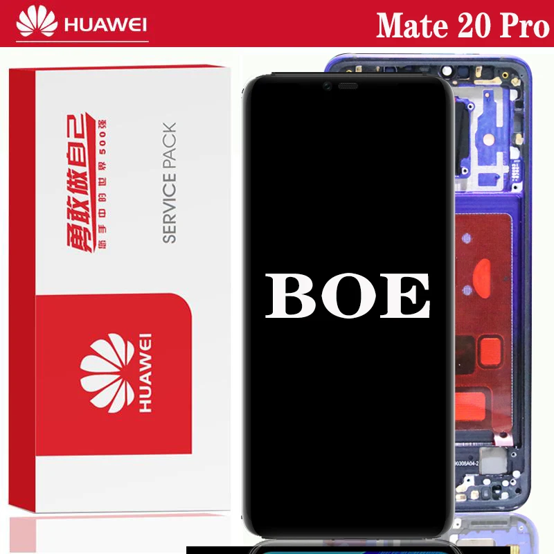 100% Оригинальный 6 39 ''Amoled дисплей для Huawei Mate 20 Pro ЖК сенсорный экран дигитайзер в