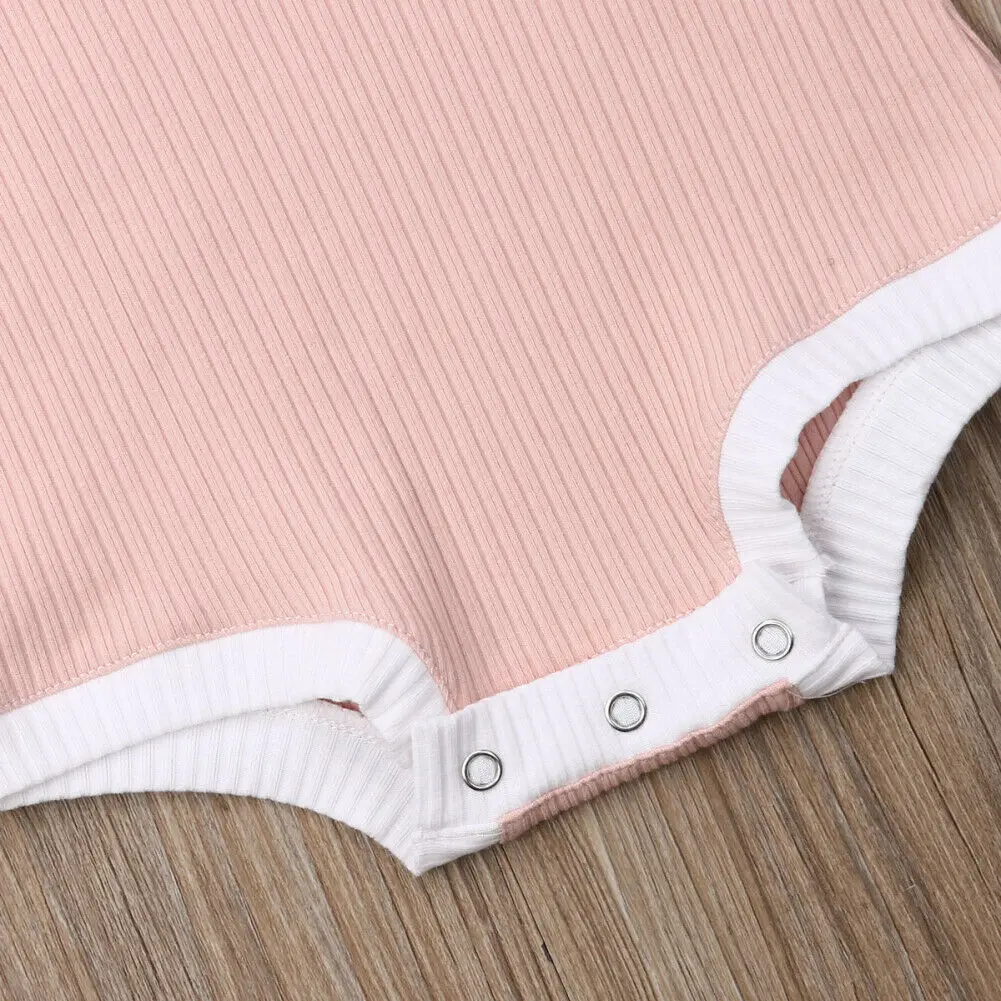 Комбинезон для новорожденных девочек трикотажный розовый комбинезон с длинным