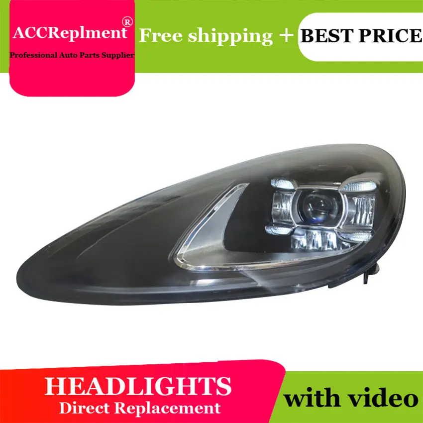 

Car Styling For Porsche Cayenne led headlights 2011-2014 Led head lamp ALL LED fog lights Daytime Running Lights