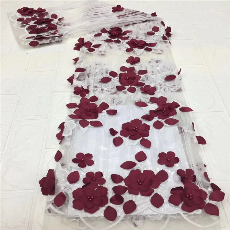 

African beads Fabric French Tulle Mesh Lace Fabric For Bridal Material 2021 green High Quality Nigerian Lace Fabrics white