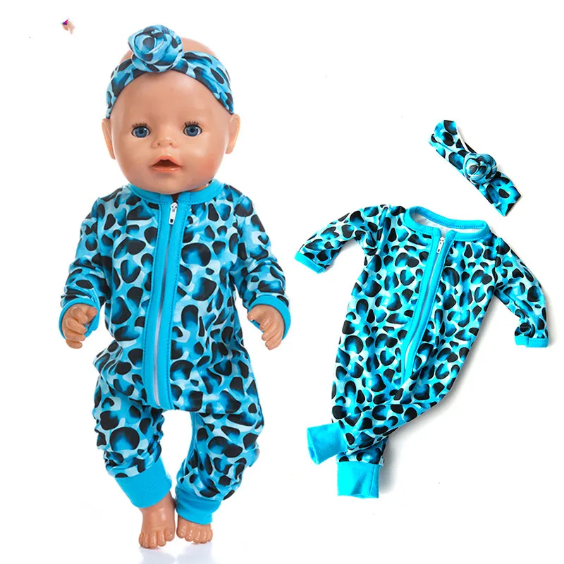 Подходит для кукол 18 дюймов 43 см аксессуары одежды новорожденных из трех частей