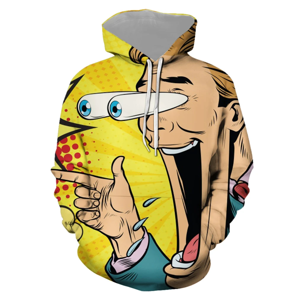 Брендовые модные толстовки с капюшоном повседневные стильные пуловеры Harajuku 3D