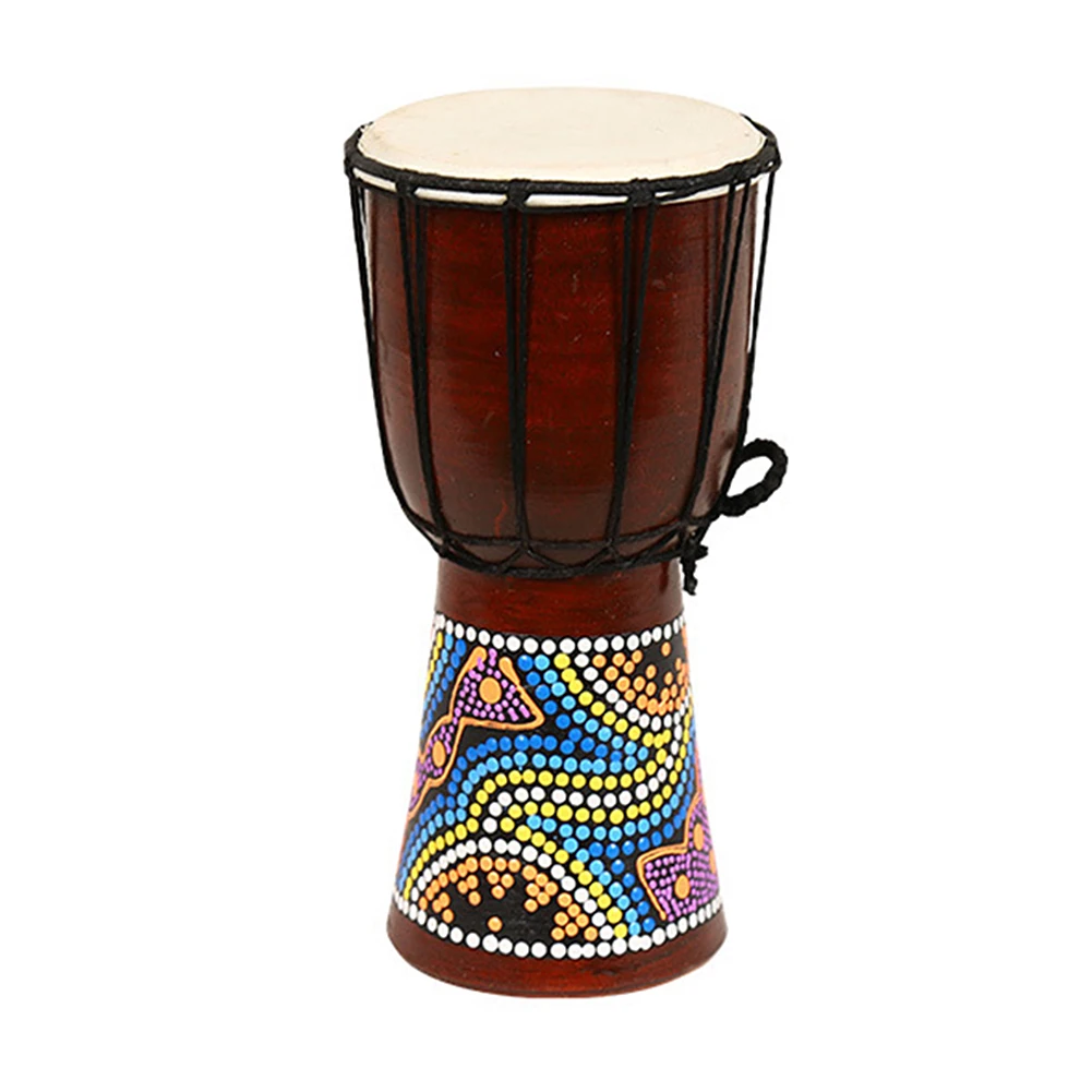 Профессиональный Африканский Djembe барабан деревянный козья кожа хороший звук традиционный музыкальный инструмент делает отличный звук 4 дюймов 6 дюймов