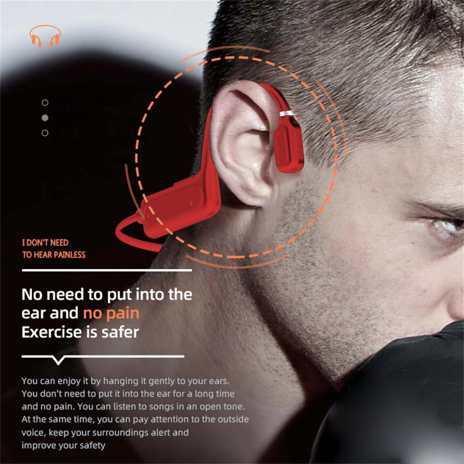 G1-1 беспроводные наушники Bluetooth 5 1 Спортивная гарнитура для телефона концепция