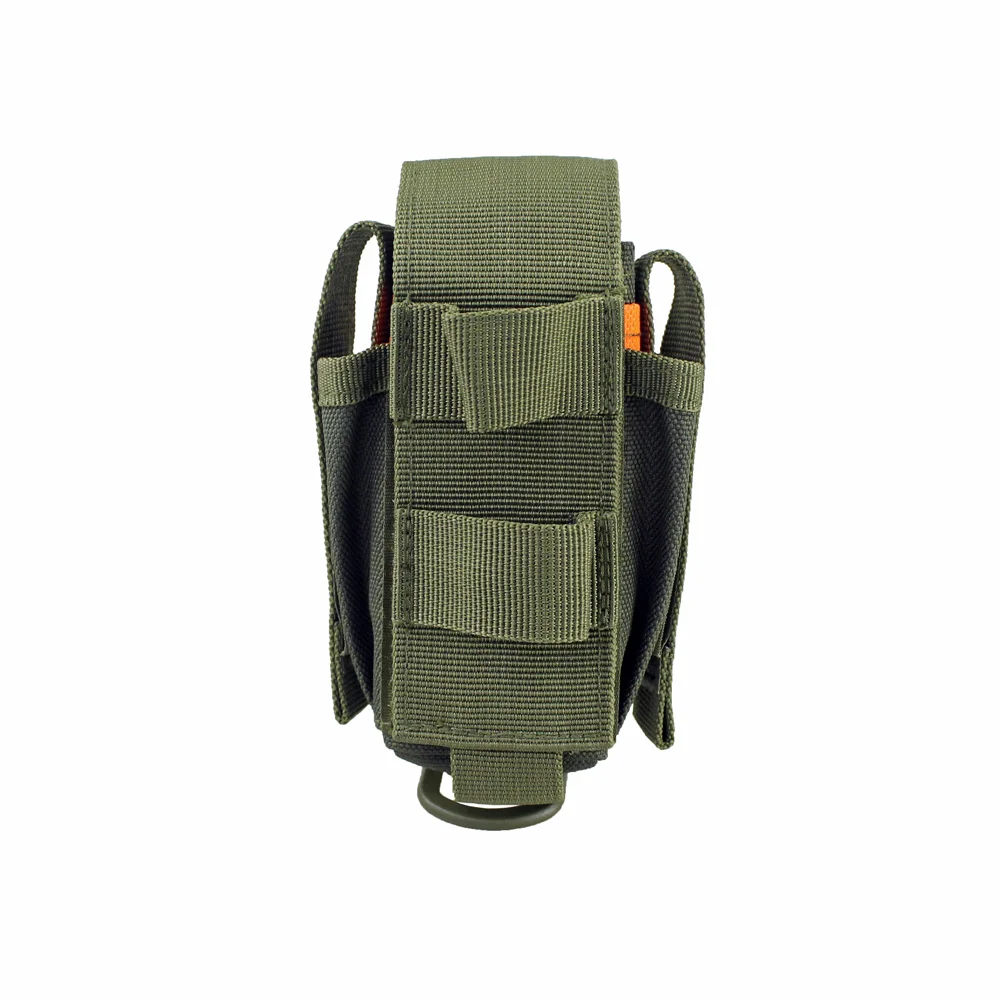 army green Pouch 1 шт., тактический Чехол, многофункциональный органайзер для инструментов, сумка для инструментов EDC, нейлоновый фонарик, карандаши, плоскогубцы, несколько карманных держателей, кобура, Сумка с клапаном - Цвет: army green Pouch