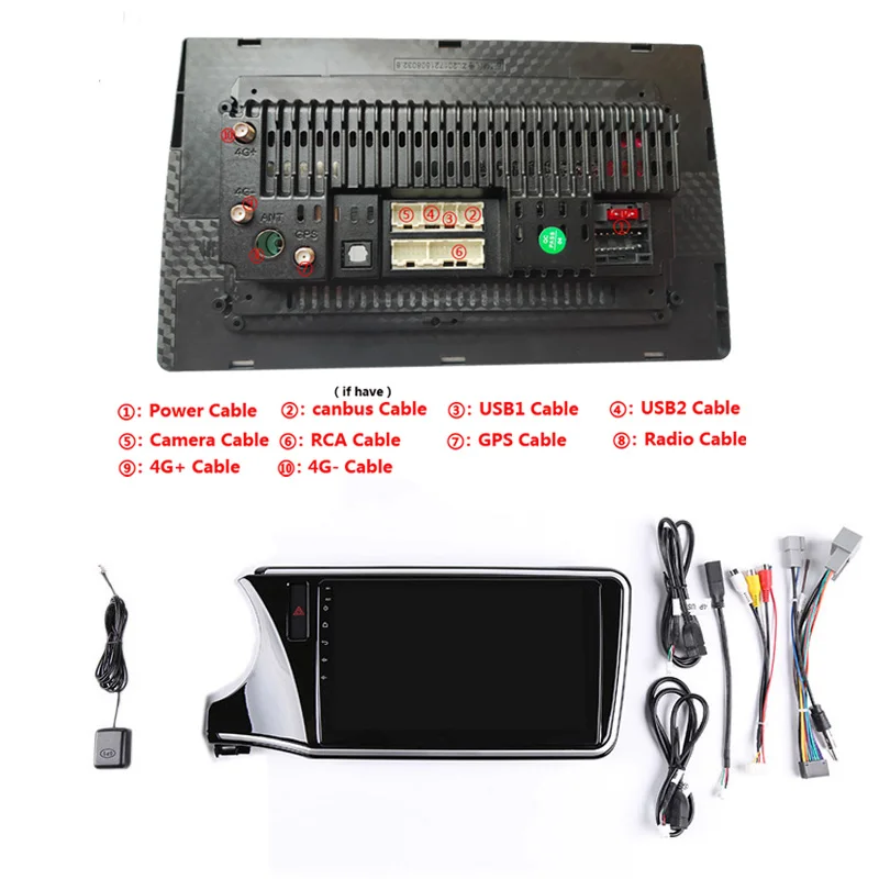 10 1 &quot2.5D IPS экран Android автомобильный DVD мультимедийный плеер GPS для HONDA CITY 2014 2015 2016