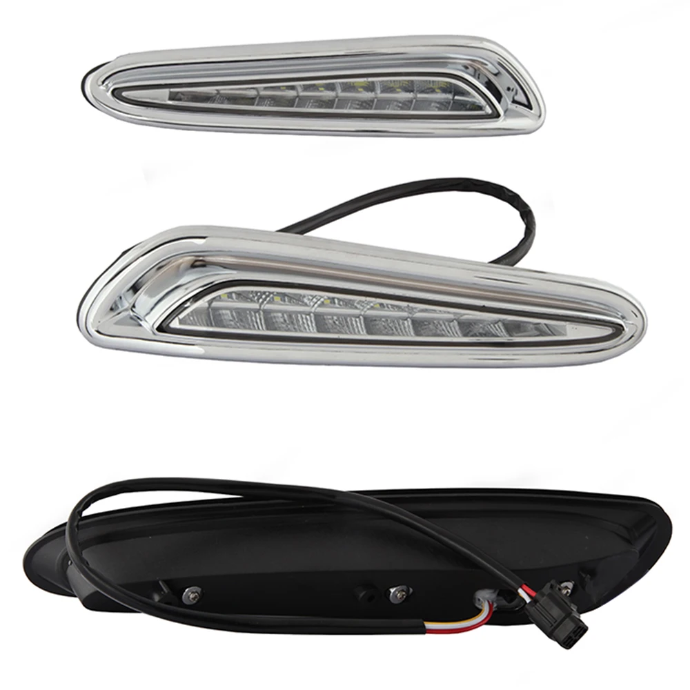 Дневные ходовые огни CSCSNL 1 пара дневные противотуманные фары желтый сигнал