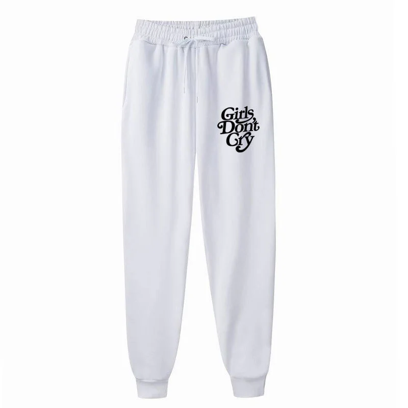 

Beautiful Girls Don't Cry Print Pants Fleece Trousers Printed Men Women Jogging Streetwear comfortable Sweatpants roupa homem