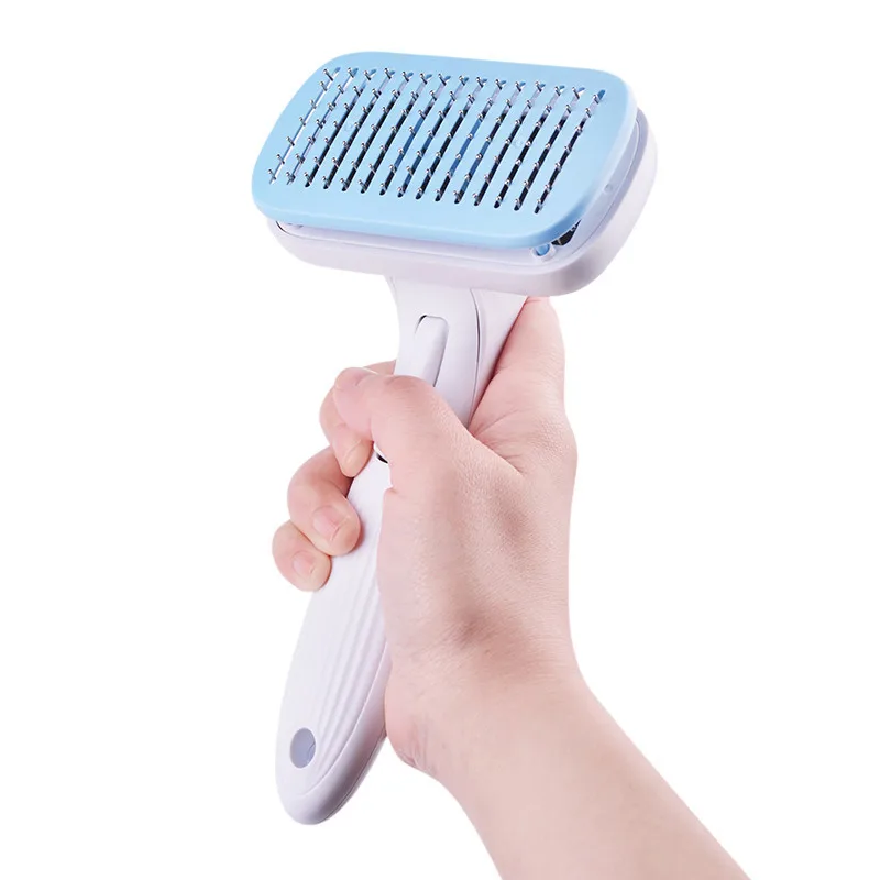 Cat Dog Comb For Pets Automatic Hair Removal Comb Brush Remover Hair Grooming Pet Comb