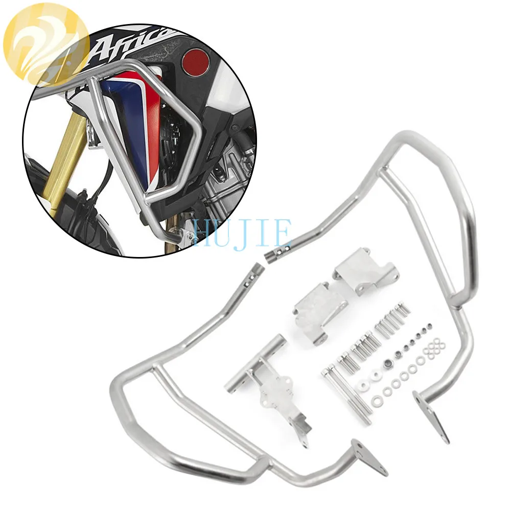 Новая Стальная Автомобильная защита двигателя мотоцикла Crashpad для Honda CRF1000L CRF 1000 L