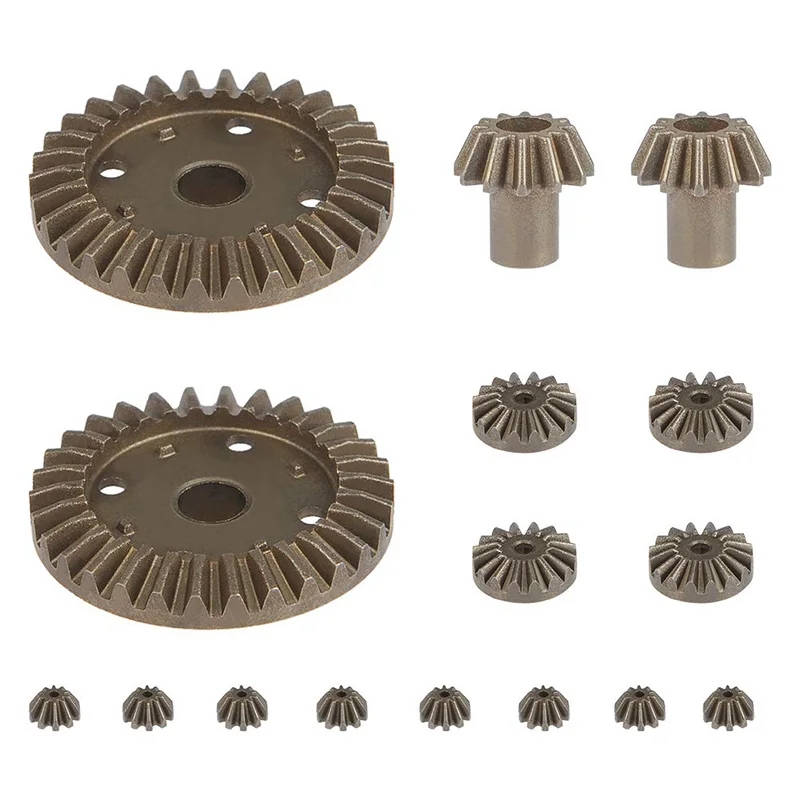 

Upgrade Metal Gear 30T 16T 10T Differential Driving Gears for Wltoys 144001 12428 12429 12423 12429 RC Car Spare Parts