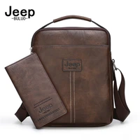 JEEP BULUO Messenger Men Bags Famous Brand Crossbody Shoulder Bag For iPad Hanbags Tote Fashion Casual office Work Male Bags New