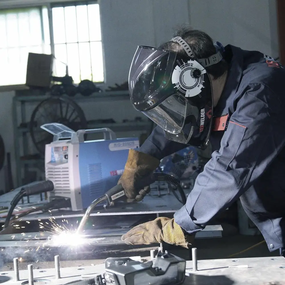 Автоматический сварочный шлем YESWELDER для сварки на солнечной батарее Цветной