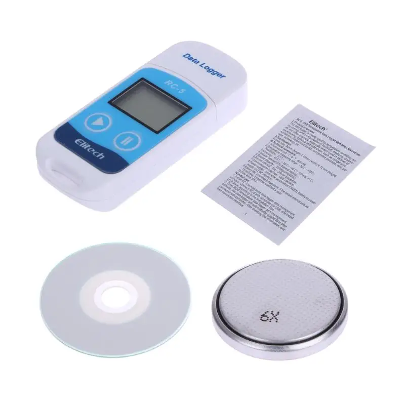 Мини регистратор данных Температура USB Temp рекордер внутренний датчик IP67 цифровой