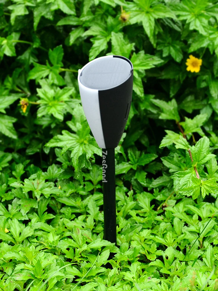 ZesGood Светодиодная лампа для лужайки на солнечной батарее открытом воздухе