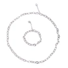 JUWANG 2020 Новое модное ожерелье-цепочка, ювелирные изделия, чокеры в стиле панк, золотого и серебряного цветов, ожерелья для женщин, мужчин, украшения для вечеринок