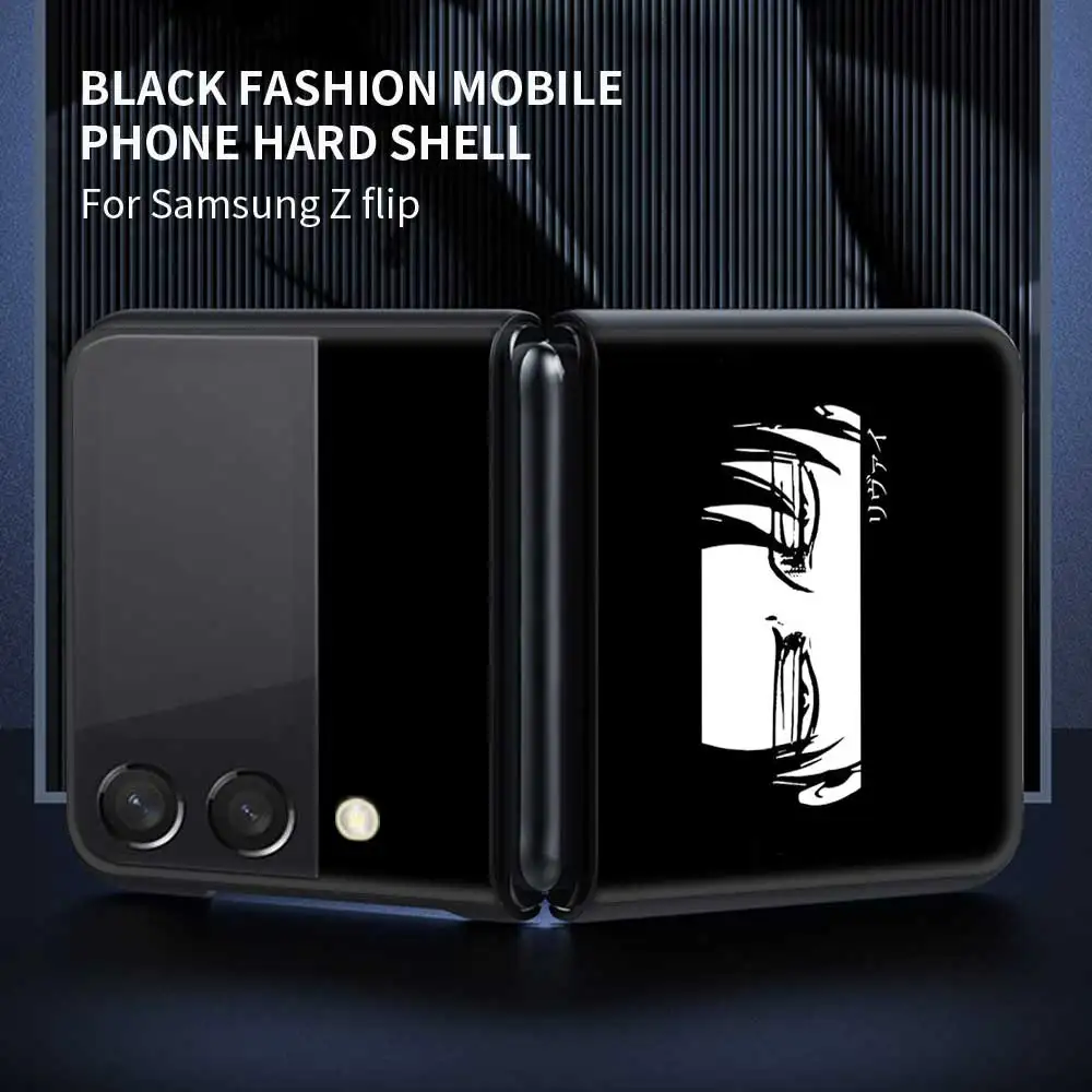 Чехол-книжка с рисунком из аниме атака на Титанов для Samsung Galaxy Z Flip3 | Мобильные