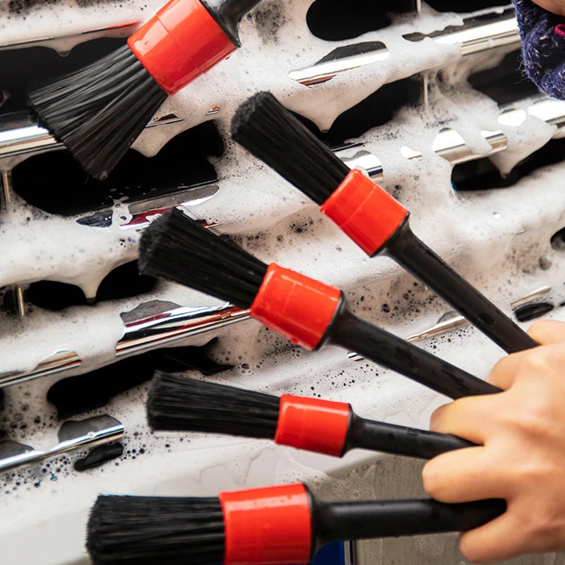 Auto Beauty Cleaning Brush Soft Bristle Brush Car Interior Cleaning Brush Wheel Gap Dashboard Cleaning For Car Cleaning Tools