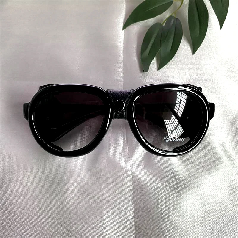 Новинка роскошные женские солнцезащитные очки в стиле ретро стимпанк Круглые