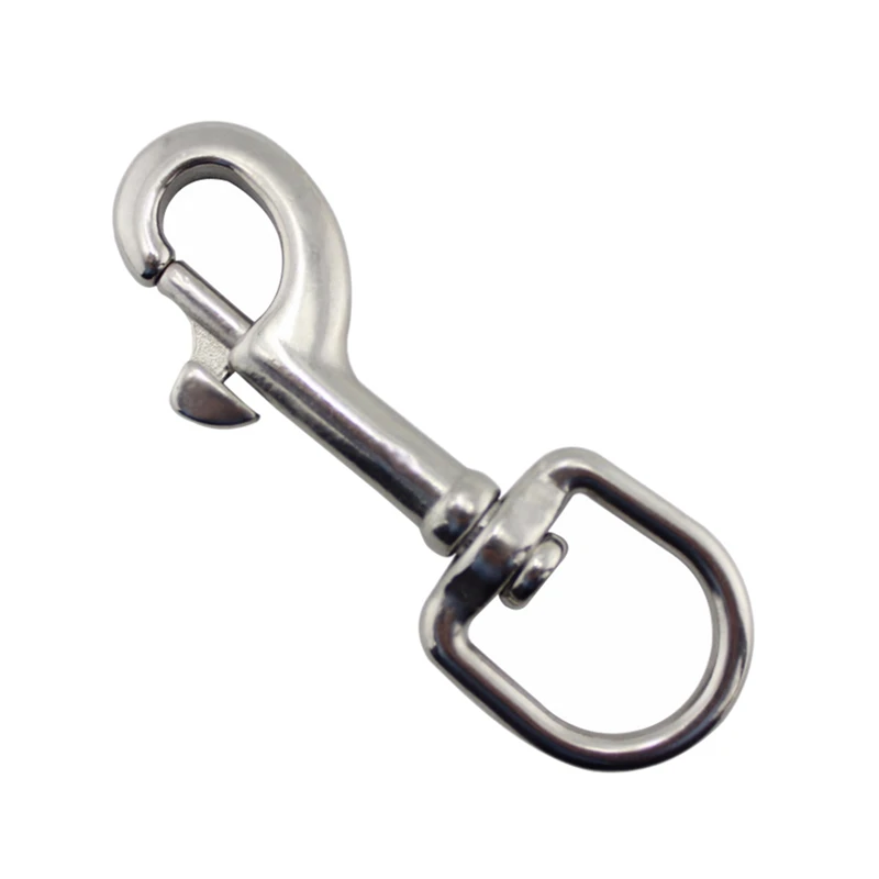 Нержавеющая сталь Дайвинг зажимы оснастка HookSwivel глаз погружение одиночный