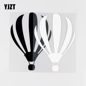 Интересные автомобильные наклейки YJZT 11x15,7 см, воздушный шар, креативный декор, виниловые наклейки черногосеребряного цвета 10A-0070