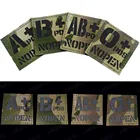 LIBERWOOD кровяной инфракрасный A + B + O + AB + POS NOPEN положительный ИК-патч с обратной связью, Военный Патч Мультикам, тактическая аппликация