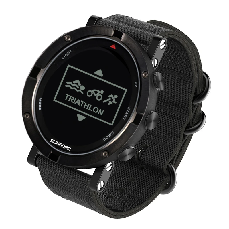 SUNROAD 2023 Digital watches GPS tracking Smart sport Watches Waterproof 100M with Altimeter Compass Running Cycling Swimming